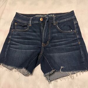 American Eagle Outfitters Women's Dark Wash Jean Shorts